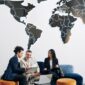 group milti ethnic business people discussing charts diagrams meeting 85x85